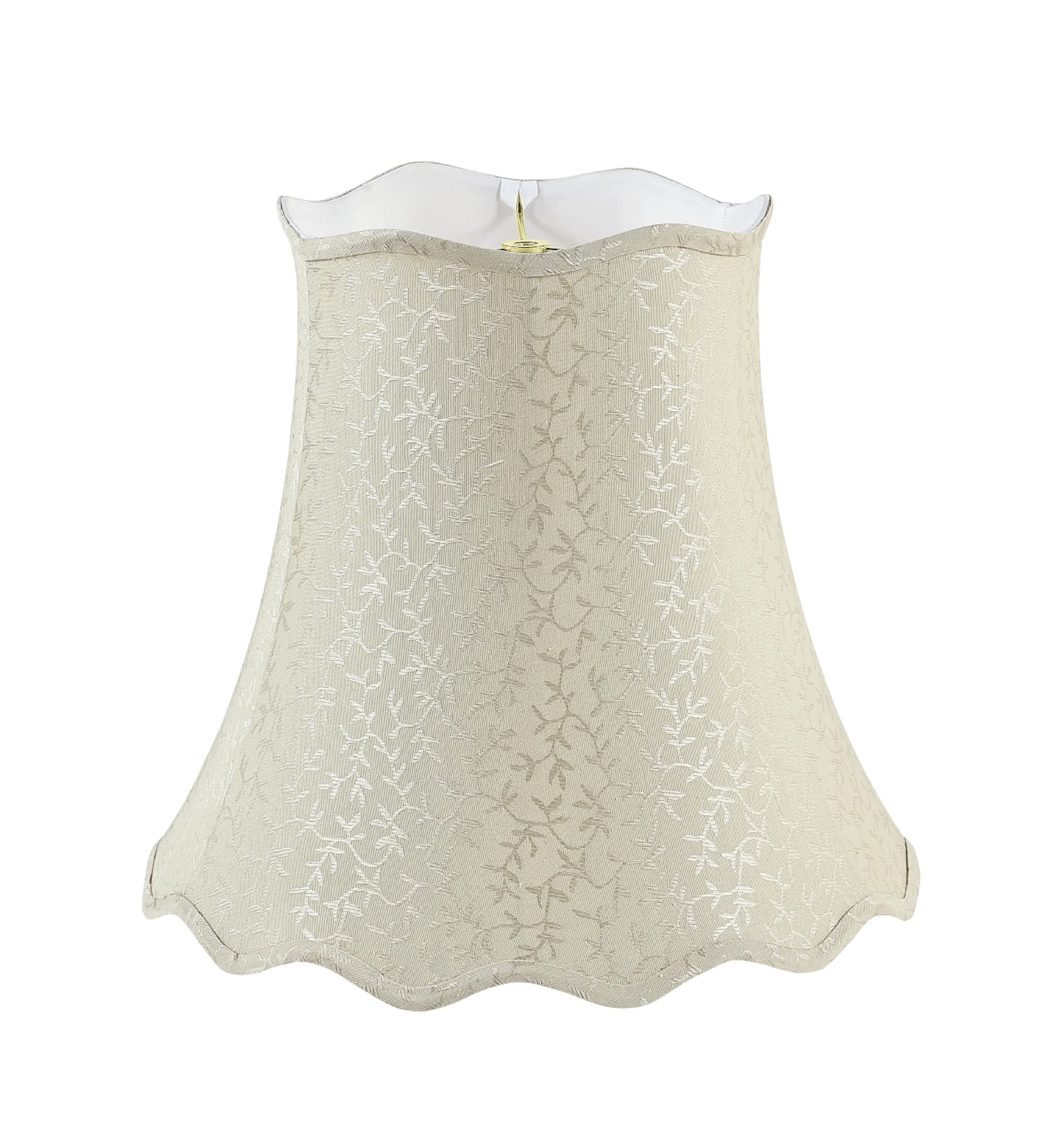 # 30501 Transitional Bell Shape Spider Construction Lamp Shade in Beige, 16" wide (10" x 16" x 15")