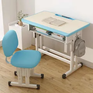 أثاث مدرسيSchool Furniture Wooden Height Adjustable Table Sponge Chair