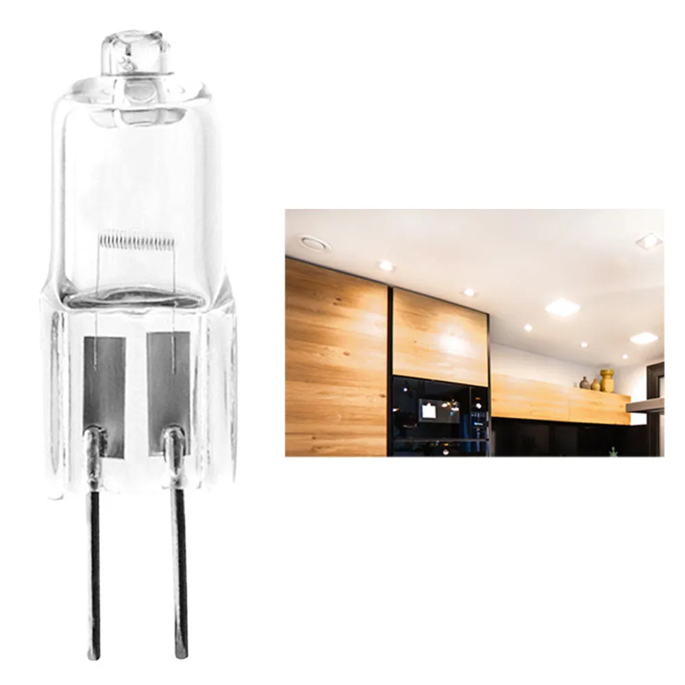 12 Pack Bi-Pin JC Type Halogen Light Bulb Replacements 10W 12V G4 Clear Base NEW