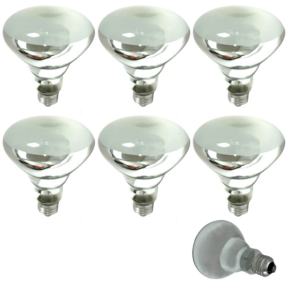 6 Reflector Flood Light Bulb 100w 120v R30 Medium Base Replacement Lighting Lamp
