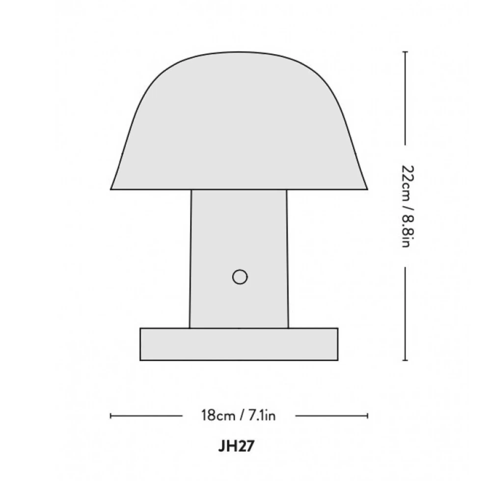 &Tradition Setago JH27 rechargeable lamp