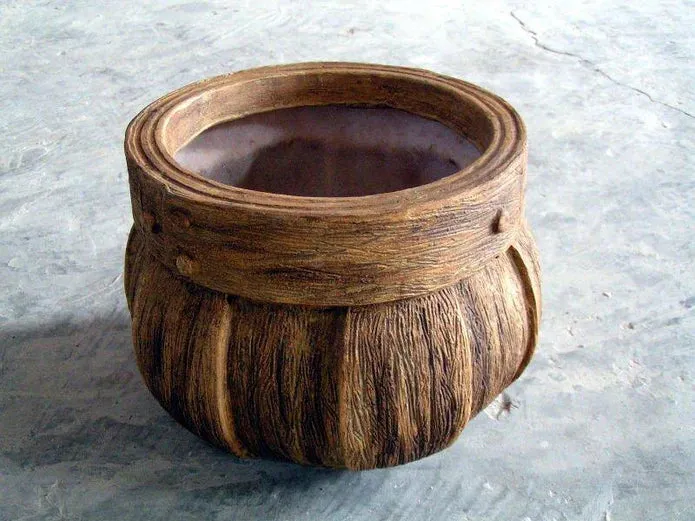Barrel Planter Fiber Planter