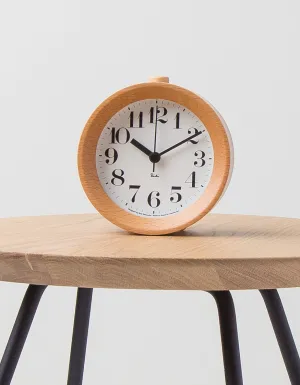 Beech Wood Alarm Clock