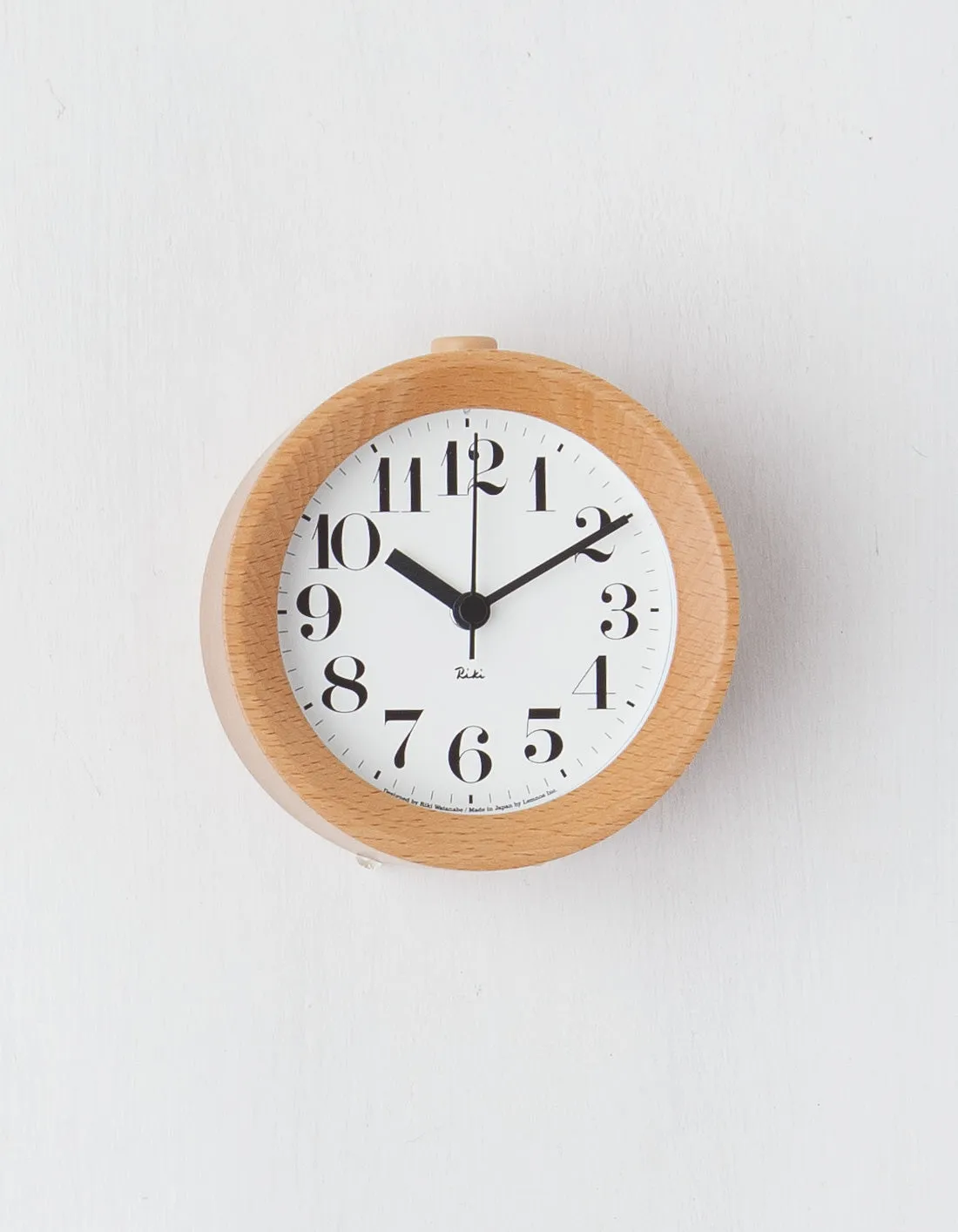 Beech Wood Alarm Clock