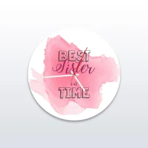 Best Sister of All Time Clock