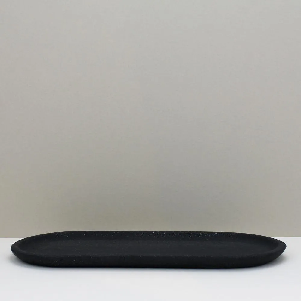 Black Granite Decorative Tray