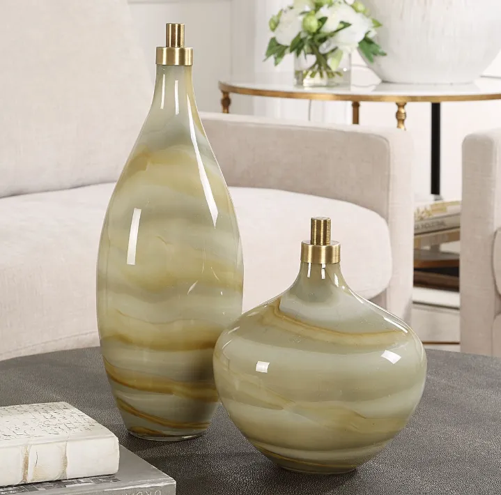 Cascade Bottles, Set of 2