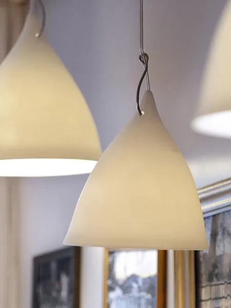 Cornet Pendant Light - Large (Matte Porcelain)