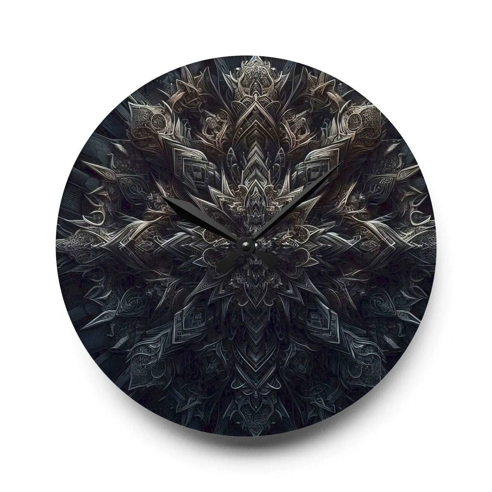 Dark Elegance Acrylic Wall Clock