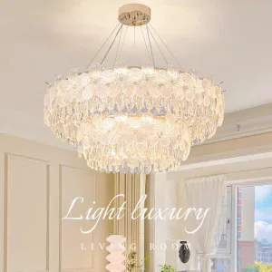 French Cream Style Modern Simple Iron-ثريا حديدية حديثة