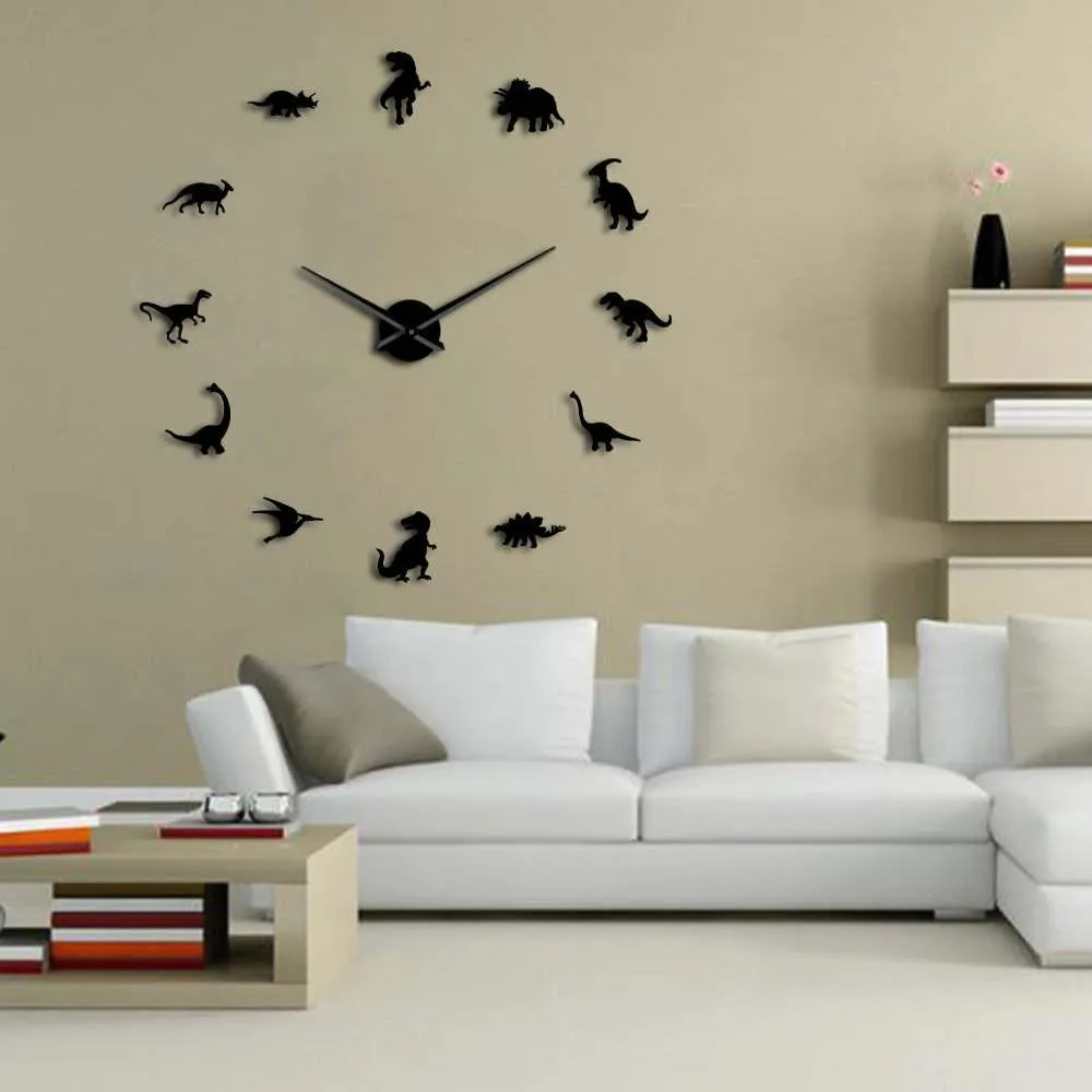 Giant Dinosaur Wall Clock