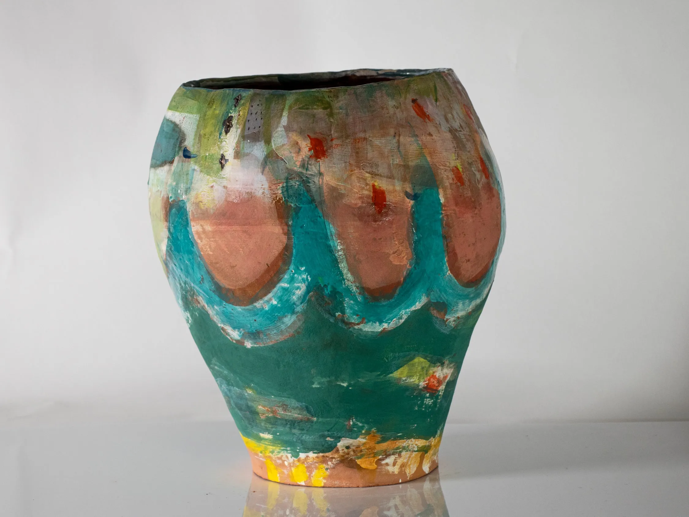 Green House Planter #2 : Turquoise Green