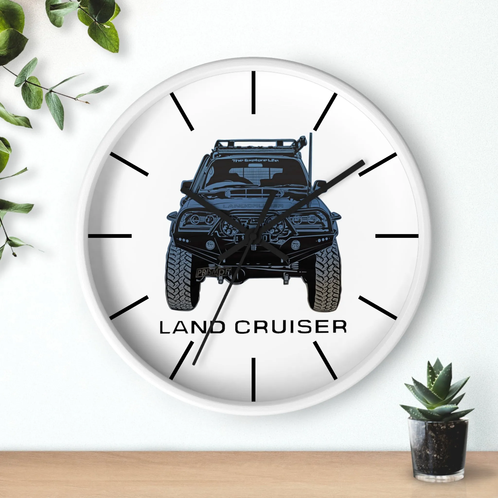 HDT80 80 Series Land Cruiser Wall Garage Clock - Reefmonkey Artist Prisma Denensi