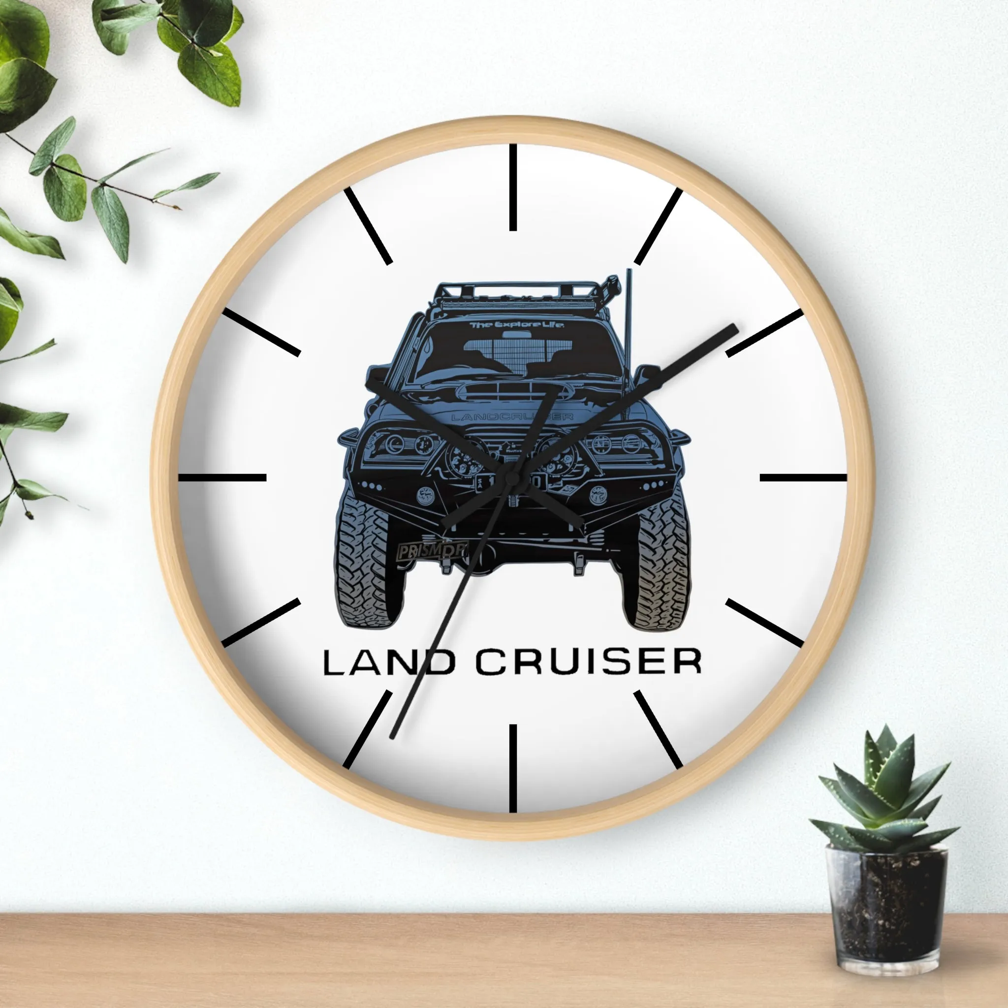 HDT80 80 Series Land Cruiser Wall Garage Clock - Reefmonkey Artist Prisma Denensi