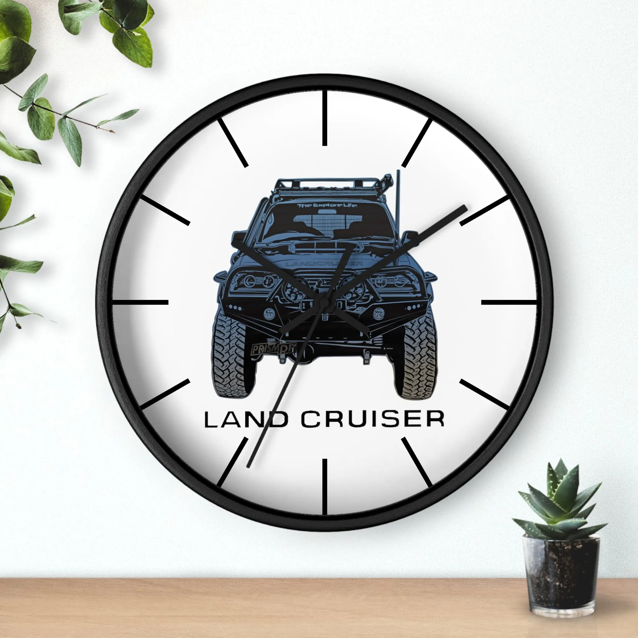 HDT80 80 Series Land Cruiser Wall Garage Clock - Reefmonkey Artist Prisma Denensi