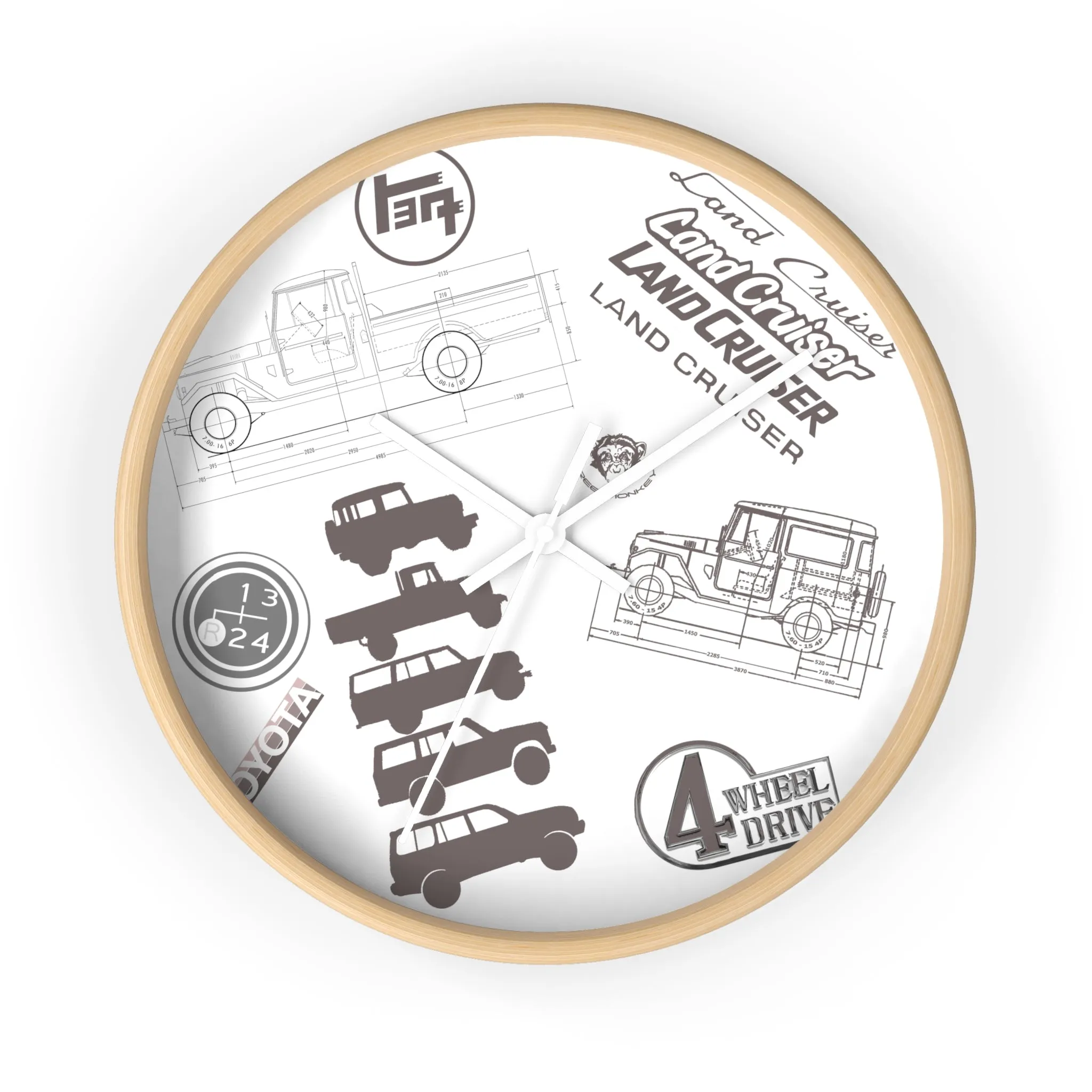 Land Cruiser FJ40 60 80 Series Wall Clock - Reefmonkey
