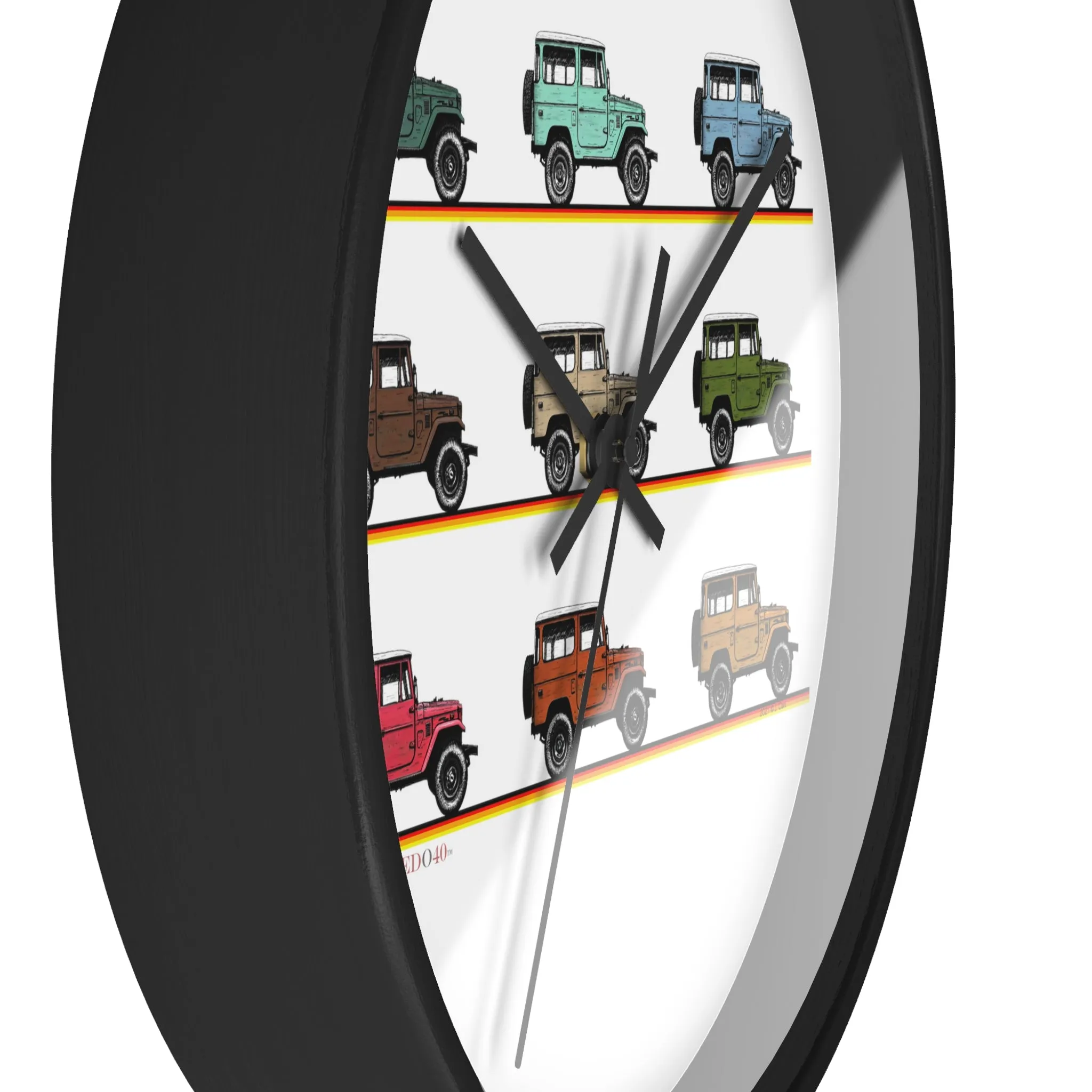 Land Cruiser FJ40 Wall Clock - Reefmonkey Artist Jesse Clark