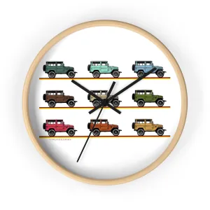 Land Cruiser FJ40 Wall Clock - Reefmonkey Artist Jesse Clark