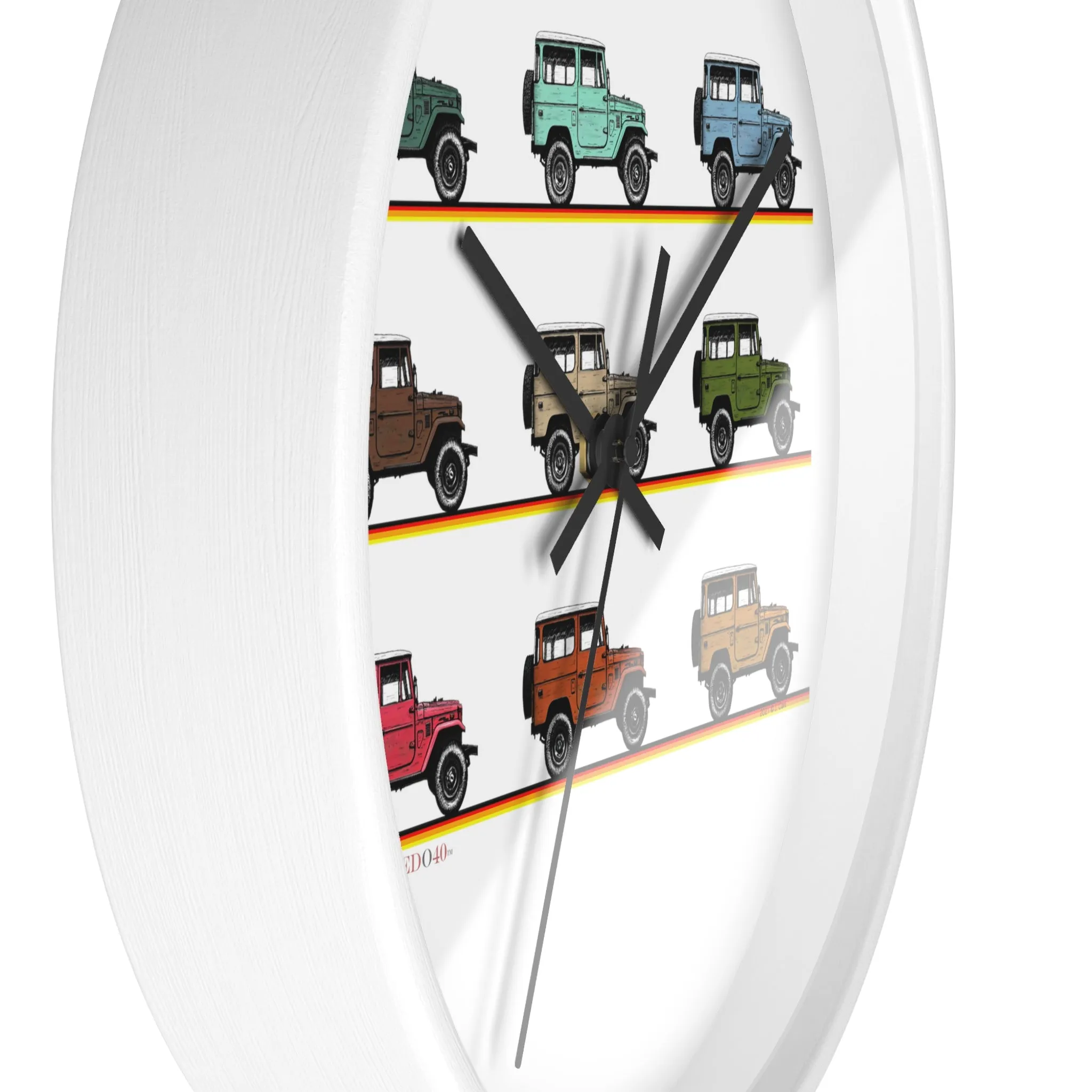 Land Cruiser FJ40 Wall Clock - Reefmonkey Artist Jesse Clark
