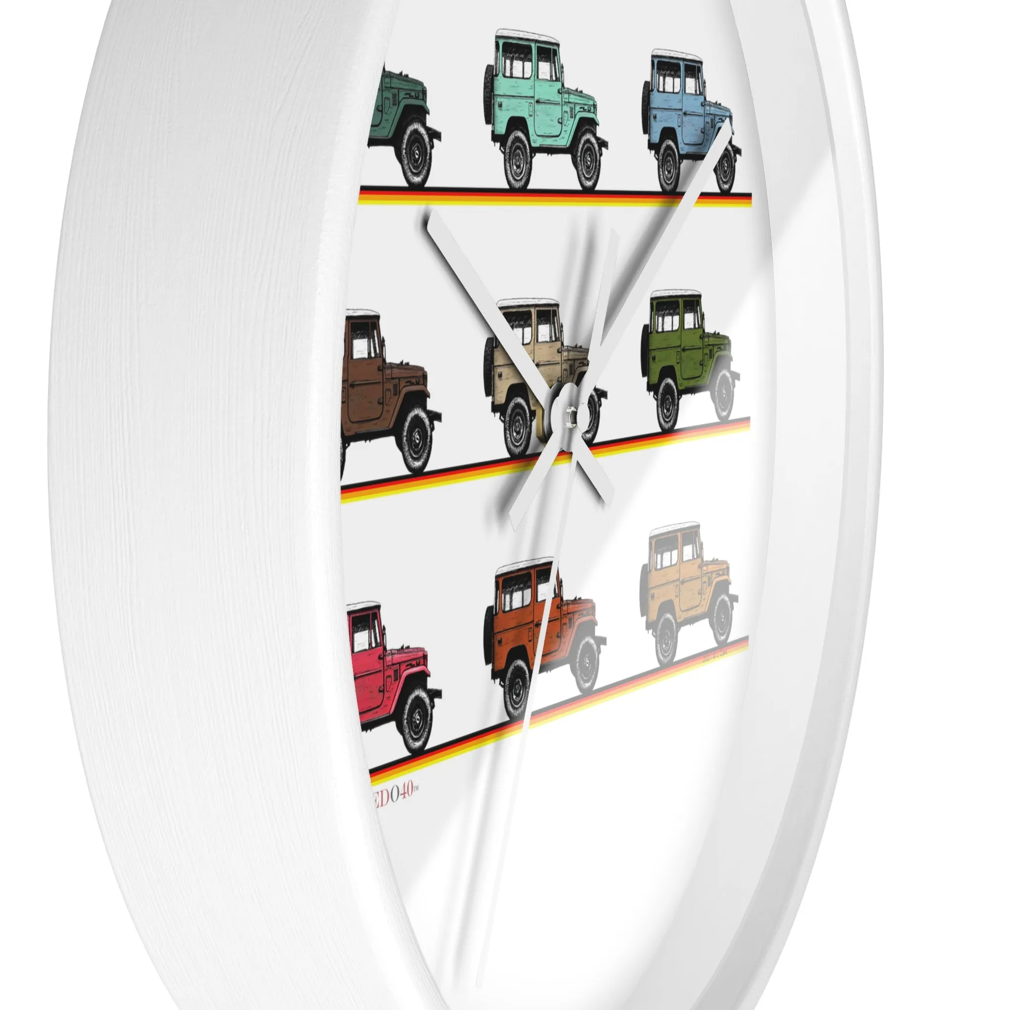 Land Cruiser FJ40 Wall Clock - Reefmonkey Artist Jesse Clark