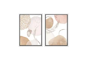 Minimalist Watercolour 2AB | Set of 2 | Abstract Wall Art Print