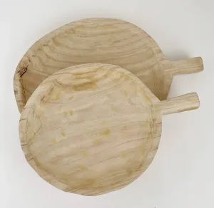 Paulownia Wood Trays w/ Handle
