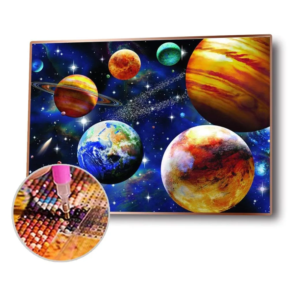 Picture Magical Universe - Full Round Diamond - 30x40CM