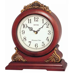 Rhythm Wooden Mantel Clock CRH114FR06