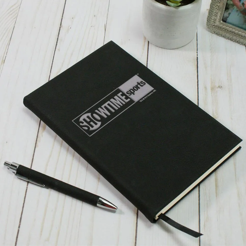 SHOWTIME Sports Black & White Outline Logo Journal