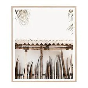 Surf Shelter | Framed Print Surf Shelter | Framed Print