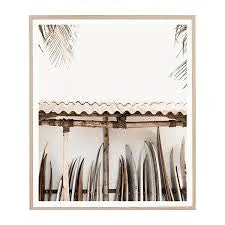 Surf Shelter | Framed Print