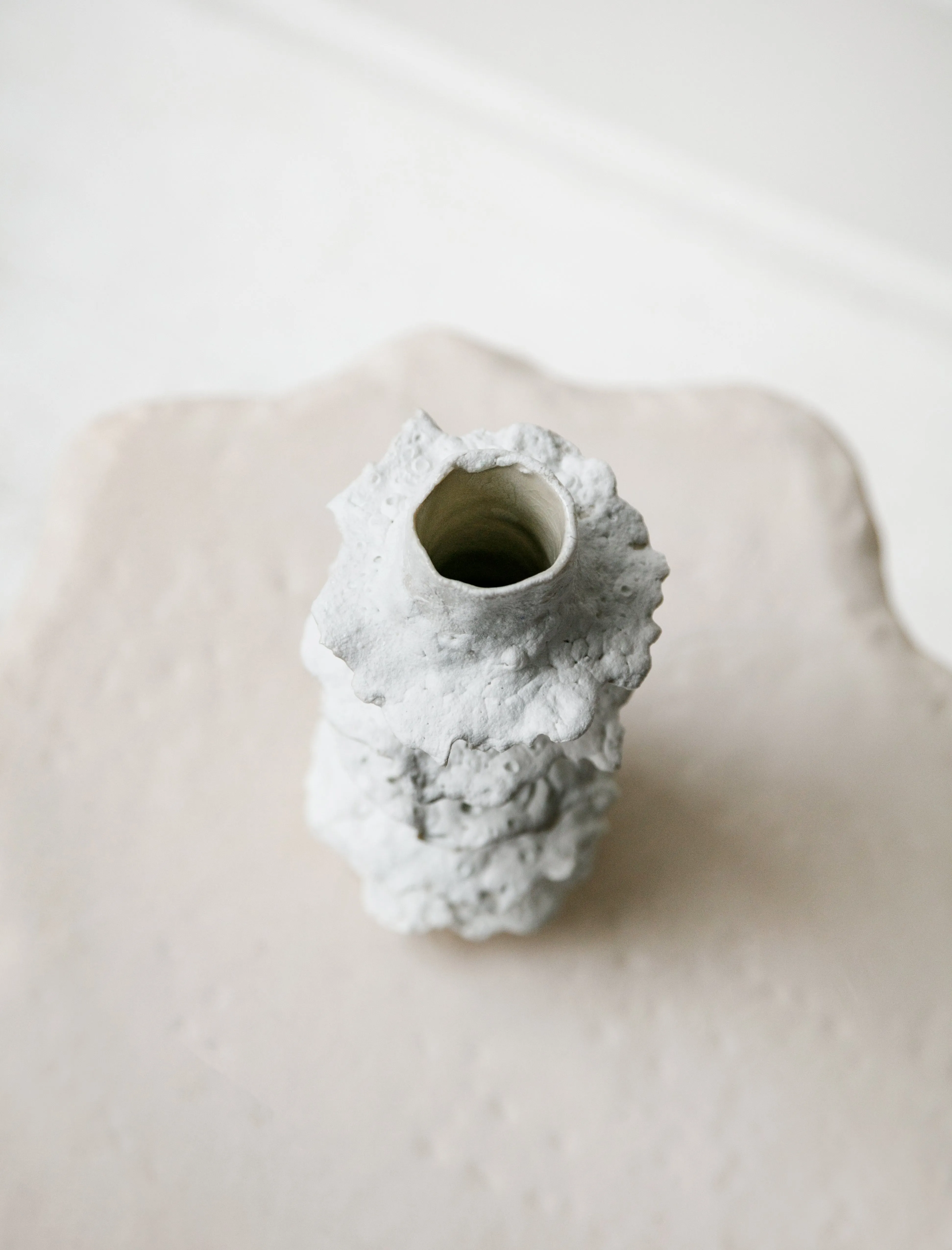 Tier Candle Stand Frosted White